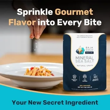 Baja Gold Mineral Sea Salt 1 lb Natural Crystals