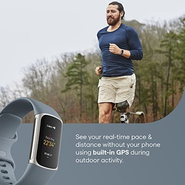 Fitbit Charge 5 Fitness Tracker with GPS and Stress Tools