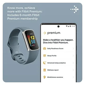 Fitbit Charge 5 Fitness Tracker with GPS and Stress Tools