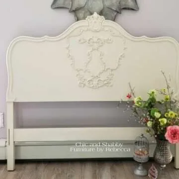 Dixie Belle Paint Company Chalk Finish Furniture Paint | Drop Cloth (16oz) | Matte Linen White Chic Chalk Mineral Paint | DIY Furniture Paint