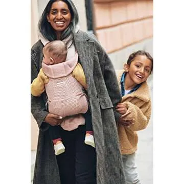BabyBjörn Baby Carrier Free in Dusty Pink - Comfort & Style