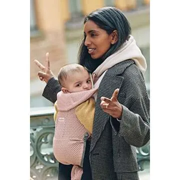 BabyBjörn Baby Carrier Free in Dusty Pink - Comfort & Style