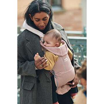 BabyBjörn Baby Carrier Free in Dusty Pink - Comfort & Style