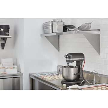 KitchenAid 8-Quart Commercial Mixer - Dark Pewter
