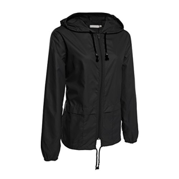 Hount Women's Lightweight Packable Rain Jacket for Outdoor Fun