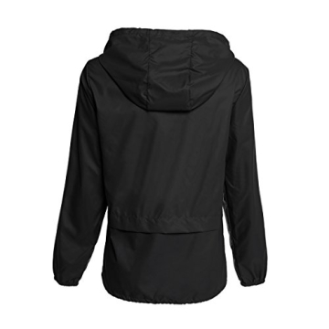 Hount Women's Lightweight Packable Rain Jacket for Outdoor Fun