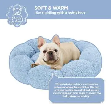 Lesure Calming Medium Pet Bed – Cozy & Machine Washable