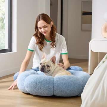 Lesure Calming Medium Pet Bed – Cozy & Machine Washable