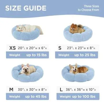 Lesure Calming Medium Pet Bed – Cozy & Machine Washable