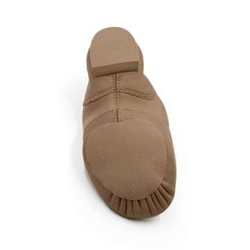 Capezio Girls EJ2C Jazz Slip On Shoes for Little Dancers