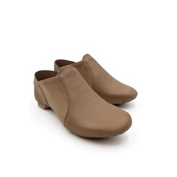 Capezio Girls EJ2C Jazz Slip On Shoes for Little Dancers