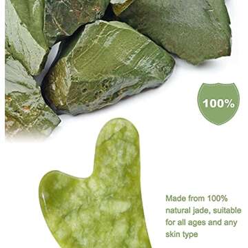 ZEEFAN Gua Sha Massage Tool for Skin & Relaxation