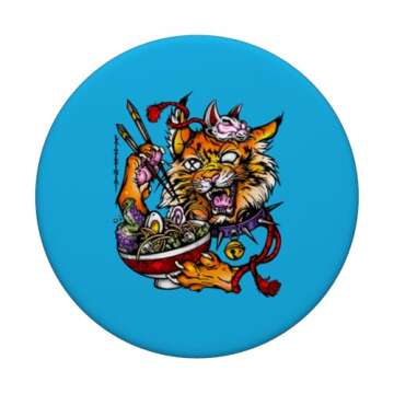 Ramen Tiger PopSockets Swappable PopGrip