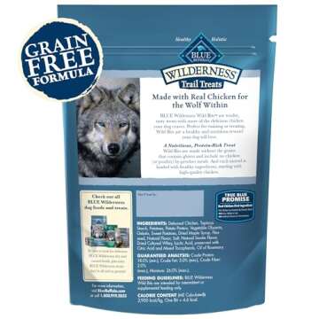 Blue Buffalo Wilderness Wild Bits Soft & Chewy Training Treats for Dogs, Grain-Free, Chicken Recipe, 10-oz. Bag
