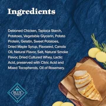 Blue Buffalo Wilderness Wild Bits Soft & Chewy Training Treats for Dogs, Grain-Free, Chicken Recipe, 10-oz. Bag