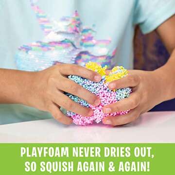 Educational Insights Playfoam Pals Unicorn Magic 6-Pack - Unicorn Party Favors, Fidget Toys for Kids Ages 3+, Valentines Day Party Favors for Boys & Girls