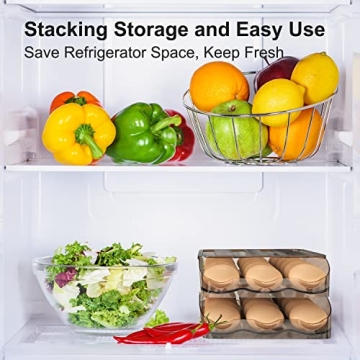 Siewl Egg Container for 36 Eggs, Stackable and Durable