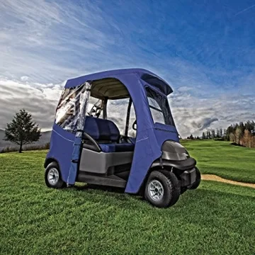 Deluxe Golf Cart Enclosure Weather Protection Clear Windows