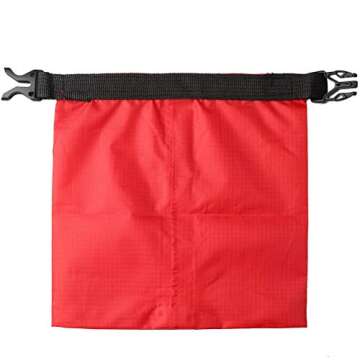 Pimoys 5-Pack Waterproof Dry Bag, Lightweight Dry Sack, Outdoor Ripstop Roll Top Drybags Backpack for Rafting, Boating, Camping, Hiking, Swimming, Beach(1.5L, 2.5L, 3.5L, 4.5L, 6L)