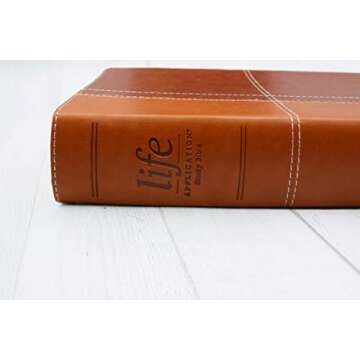 NIV, Life Application Study Bible, Third Edition, Leathersoft, Brown, Red Letter
