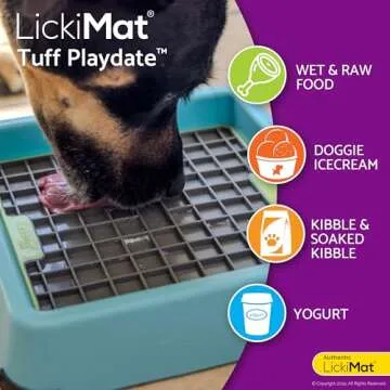 LickiMat Tuff, Heavy-Duty Lick Mat for Dogs - Fun & Durable