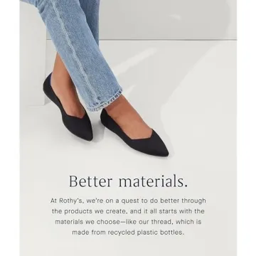 Stylish Rothy's The Point Flats - Eco-Friendly Comfort