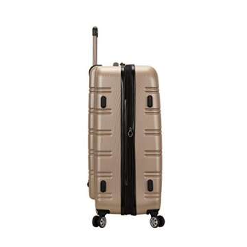 Rockland Melbourne Hardside Expandable Spinner Wheel Luggage, Champagne, 2 Piece (20/28)