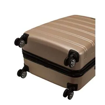 Rockland Melbourne Luggage Set, Stylish & Durable Suitcases