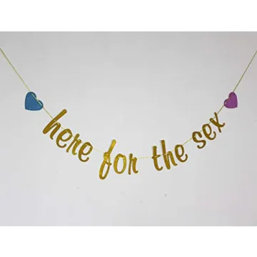 Glitter Gender Reveal Banner for Baby Shower Decorations