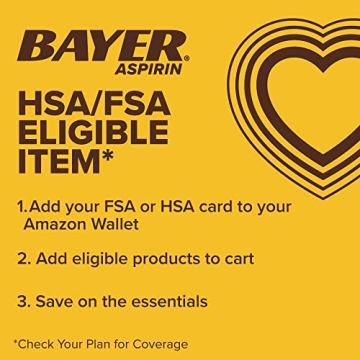 Bayer Aspirin Safety Coated 325 mg Caplets Pack of 2