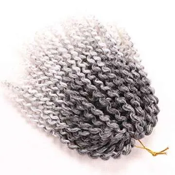 Soft and Lightweight Passion Twist Hair 8 Inch Bundles