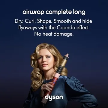 Dyson Special edition Airwrap™ Complete long multi-styler in Strawberry bronze and blush pink with Detangling comb
