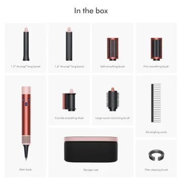 Dyson Special edition Airwrap™ Complete long multi-styler in Strawberry bronze and blush pink with Detangling comb
