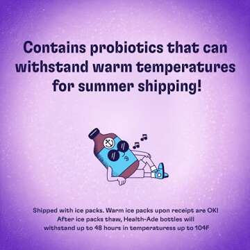 Health-Ade Kombucha Tea Organic Drink, Fermented Tea with Living Probiotics, Detoxifying Acids, Supp...