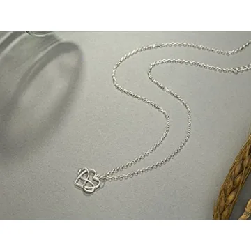 Tiny Infinity Heart Necklace for Aunts - RareLove