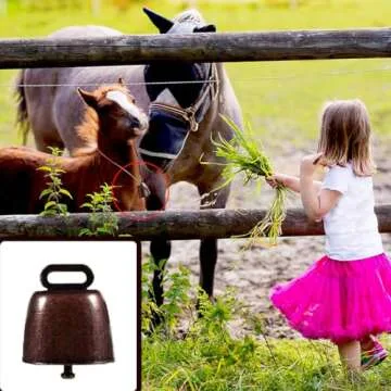 FAFAHOUSE 4 Pack Small Brass Bells for Pets & Decor