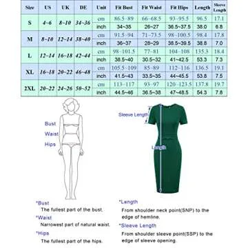 Elegant GRACE KARIN Black Pencil Dress for Women