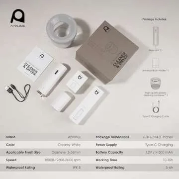 Aprilous Makeup Brush Cleaner - Fast & Universal Fit