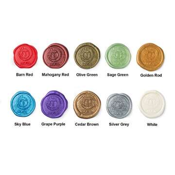 Mceal Sealing Wax Sticks - Elegant Crafting Supplies