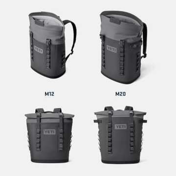YETI Hopper M12 Backpack Soft Sided Cooler with MagShield Access, Navy