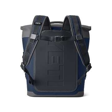 YETI Hopper M12 Backpack Soft Sided Cooler with MagShield Access, Navy