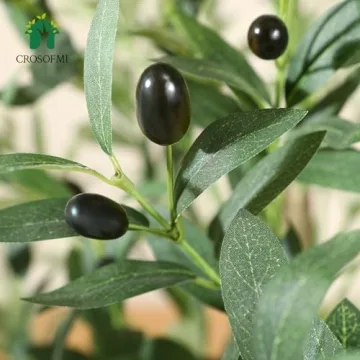 CROSOFMI 4 Feet Realistic Olive Tree for Any Space