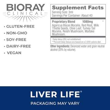 Strengthen Your Liver & Detox with BIORAY Clinical Liver Life - 4 fl oz