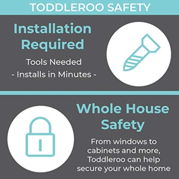 Toddleroo Drawer & Cabinet Tab Latches – 10-Pack Safety Solution