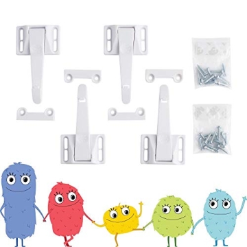 Toddleroo Drawer & Cabinet Tab Latches – 10-Pack Safety Solution
