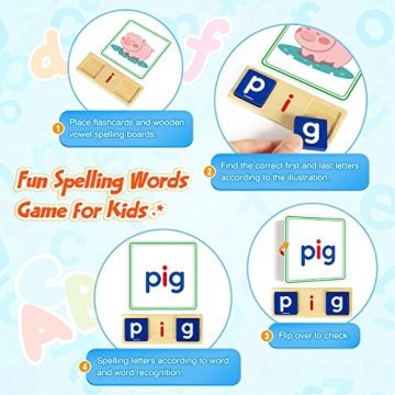 Learning Toys for 3-6 Years - Fun Spelling Activities