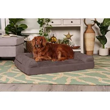 Furhaven Orthopedic Dog Bed for Large Dogs - Washable Cover