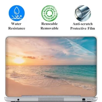 17 17.3 Inch Laptop Skin Sticker Cover Premium Sticker Cover Art Decal Decorative Included 2 Wrist P...