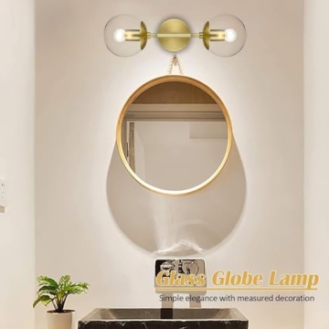 KoKo&Yukina Mid Century Modern Bathroom Vanity Light