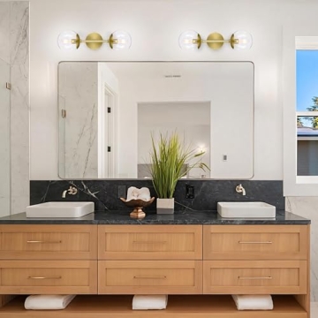 KoKo&Yukina Mid Century Modern Bathroom Vanity Light